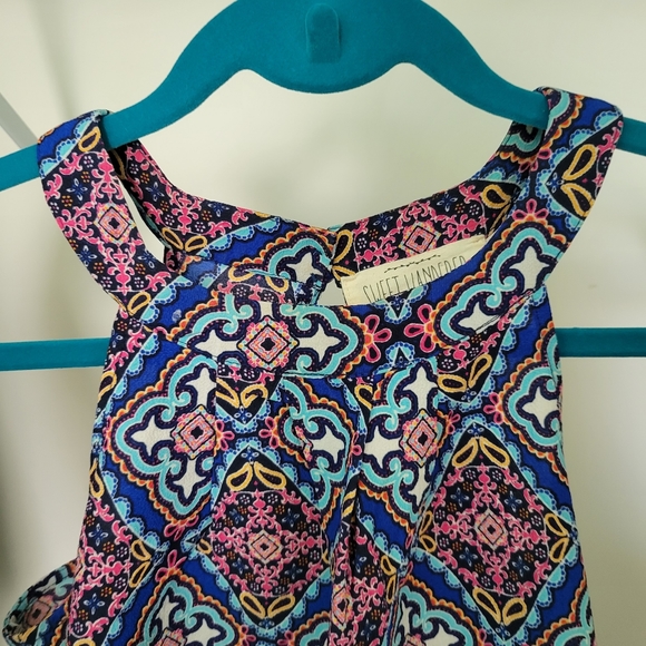 Boho pattern tank top, Medium, - Picture 2 of 4